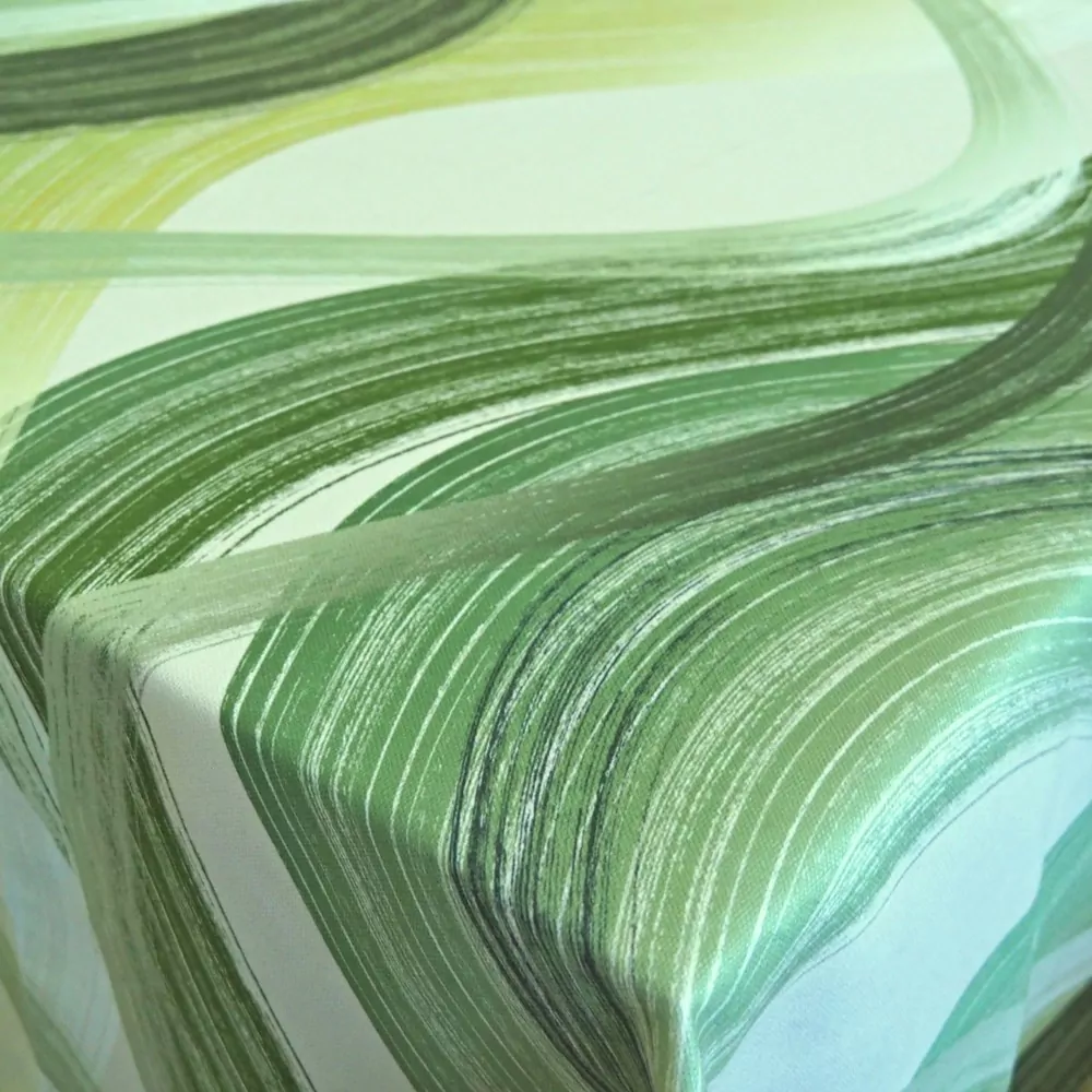 Ubrusy a běhouny SOFT 391102-122 - Vlny zelené