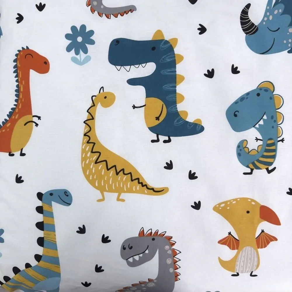 Povlečení bavlna do postýlky Dino world 100x135, 40x60 cm