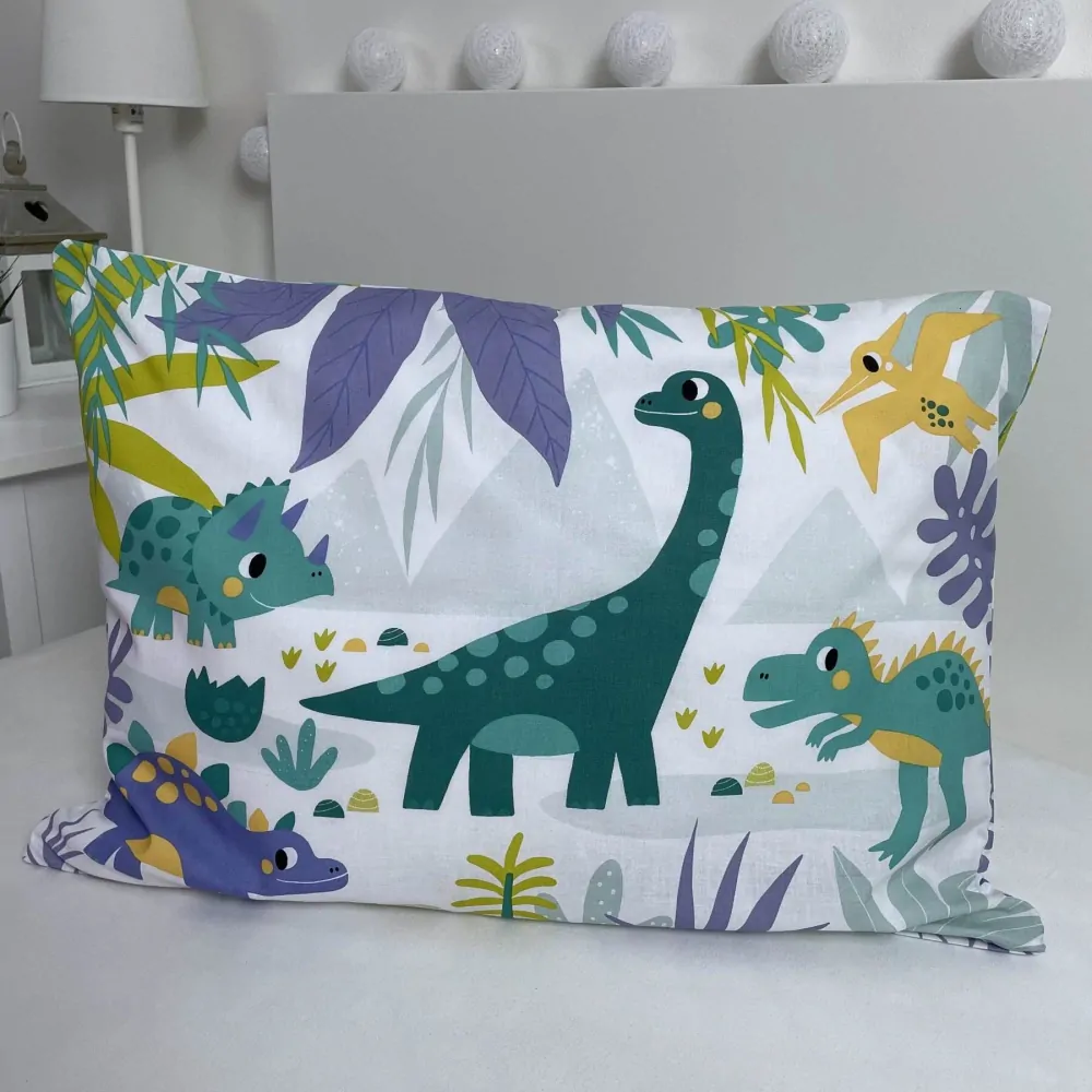 Povlečení bavlna do postýlky Dino Cute and Wild 100x135, 40x60 cm