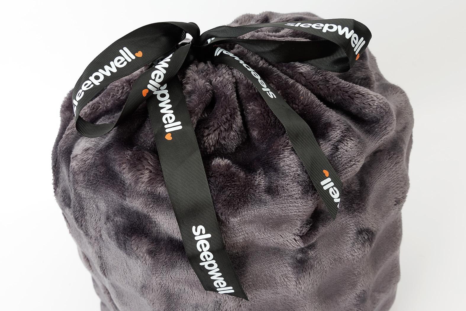 Povlečení mikroflanel/mikroplyš STELLA OBLÁČKY antracit - 70x90 cm + 140x200 cm