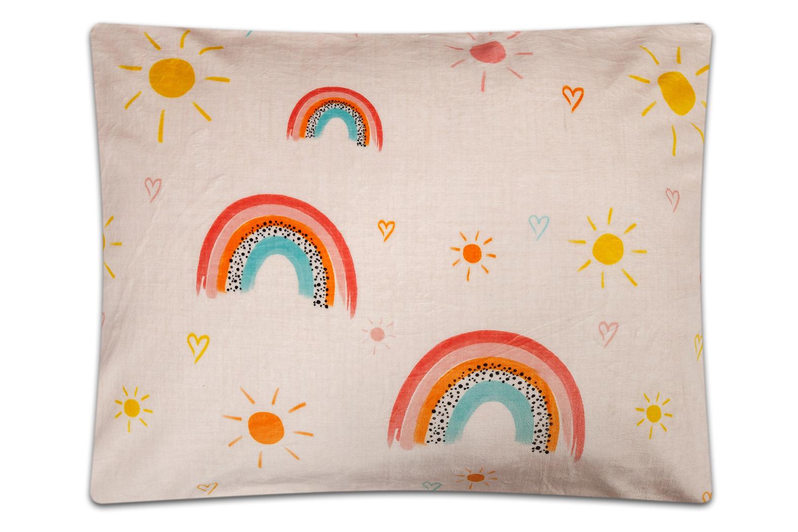 Povlečení mikroflanel DUHA - 70x90 + 140x200 cm