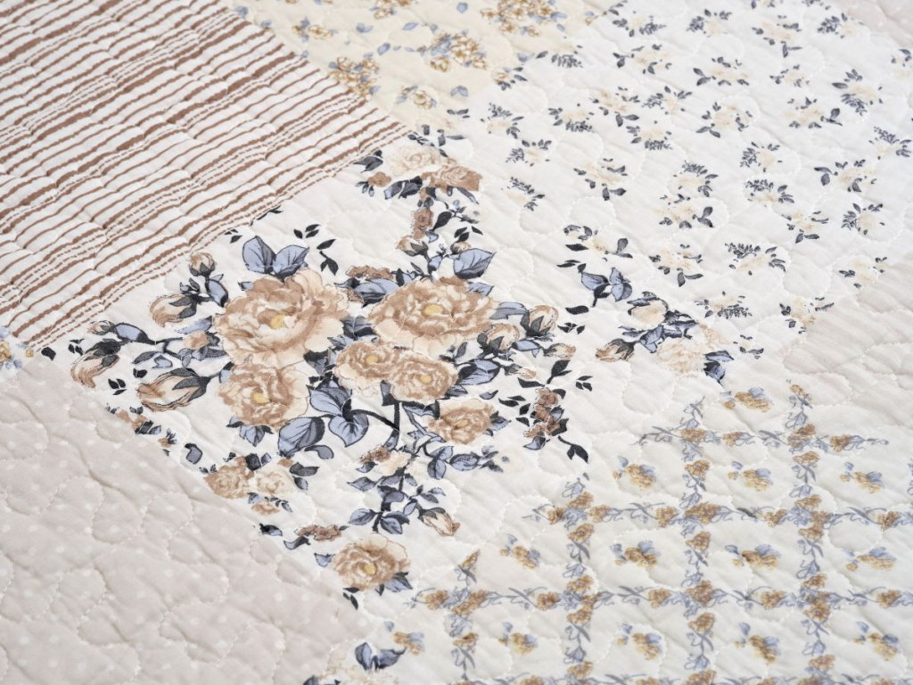 Oboustranný prošívaný přehoz DELUXE PATCHWORK ALLURE - 140/200 cm