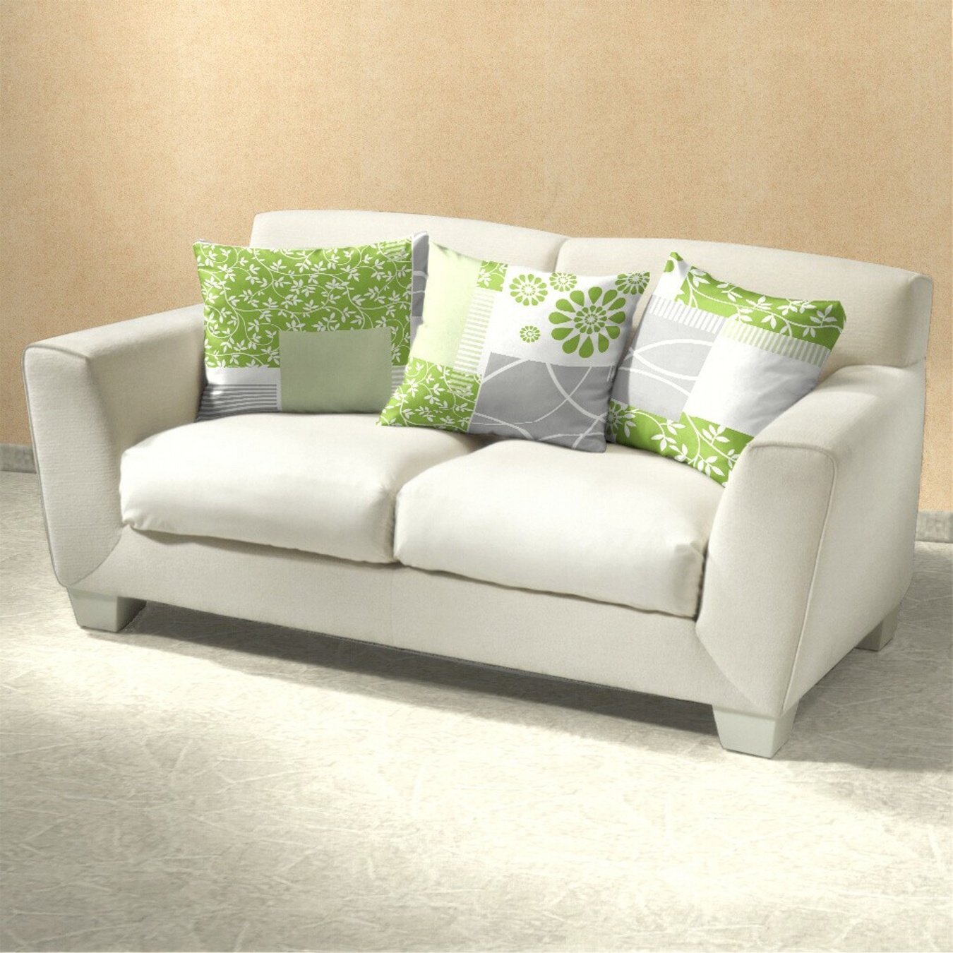 Povlečení bavlna Bluemoon zelený - 140/200 + 70/90