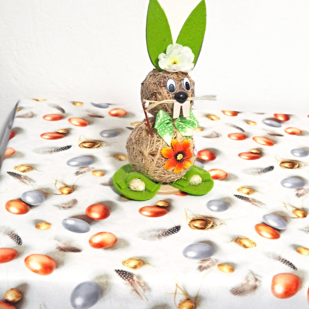 Velikonoční ubrusy a běhouny SOFT - Vajíčka stříbrná