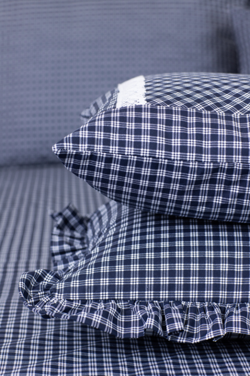 Povlaky bavlna Kostička modrá POZITIV