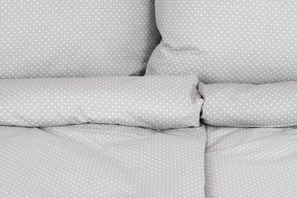 Bavlněné povlečení Renforcé ŠEDÝ PUNTÍK - 140/200 + 70/90