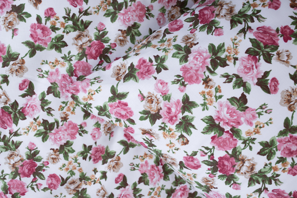 Povlak bavlna kanýr Renforcé RŮŽE RUSTIKÁL - 40/40