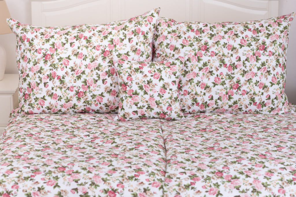 Bavlněné povlečení Renforcé RŮŽE RUSTIKÁL - 140/220 + 70/90