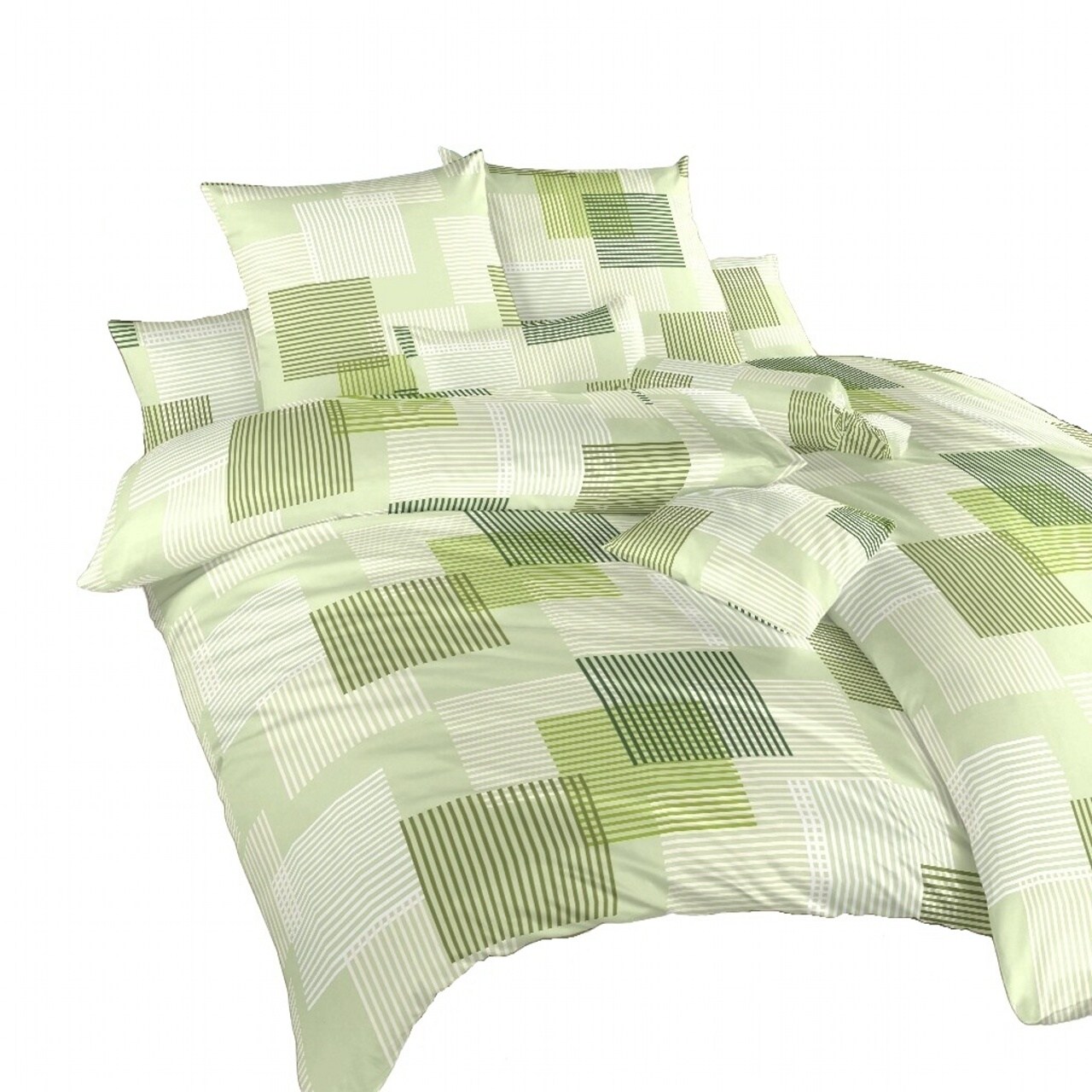 Povlečení bavlna Patrik zelený - 200/200 + 2ks 70/90