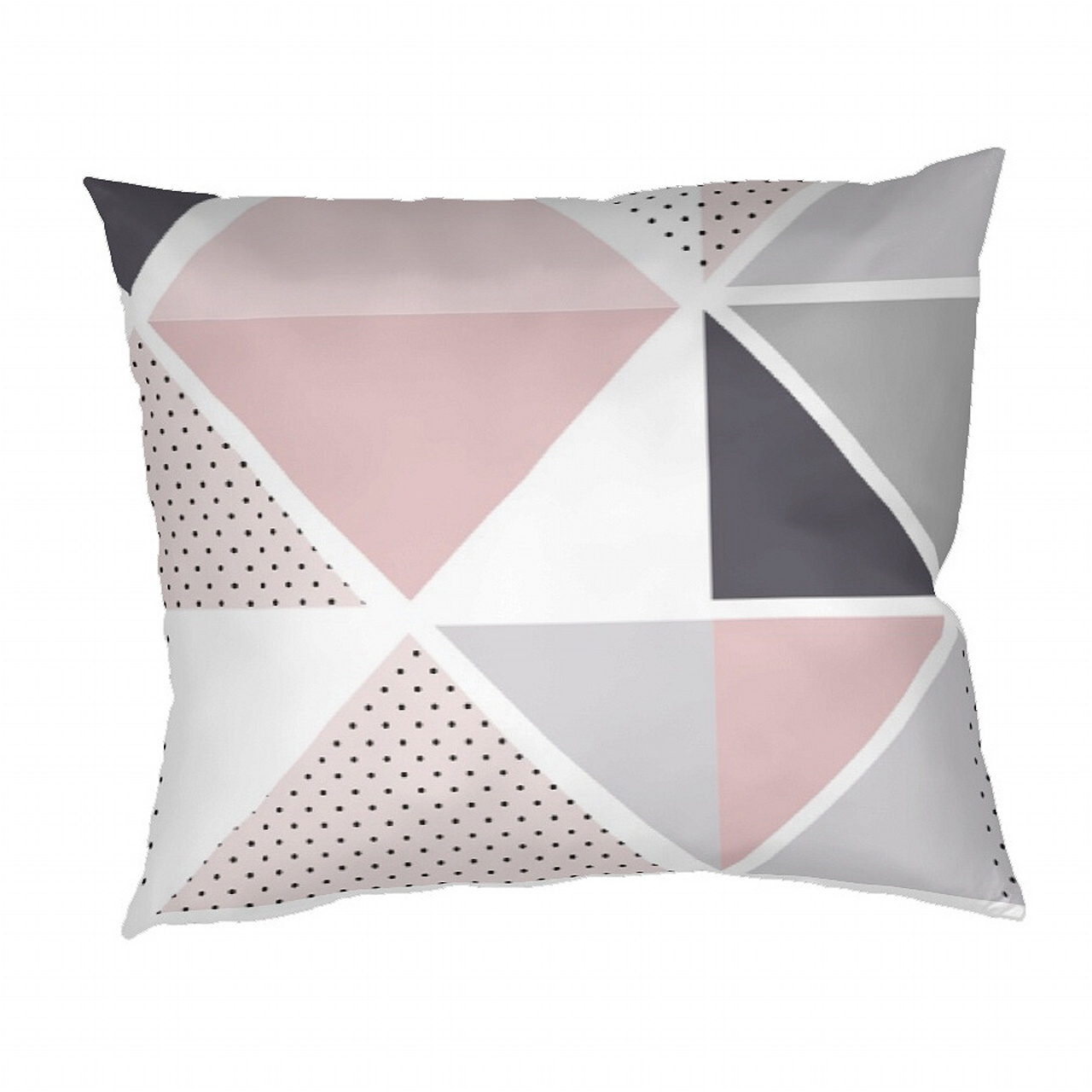 Povlak bavlna Pyramidy pudrové - 40/50