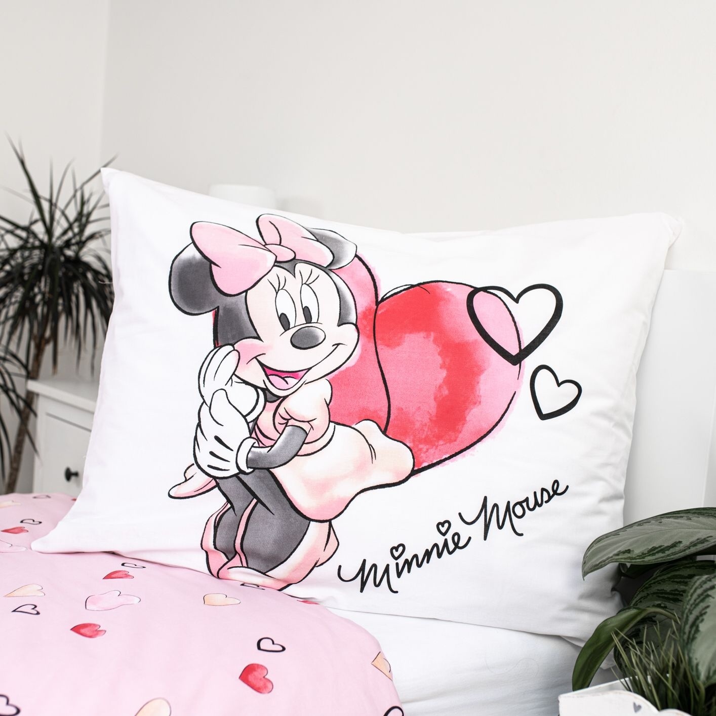 Povlečení Minnie White - 140/200 + 70/90