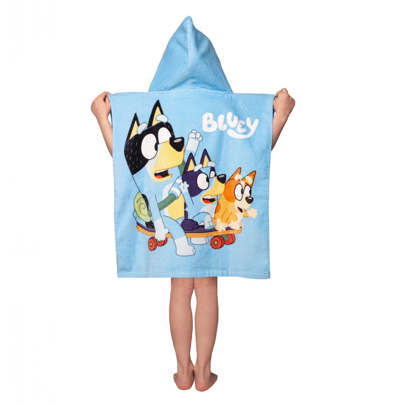Plážová osuška pončo Bluey Skate 50x115cm