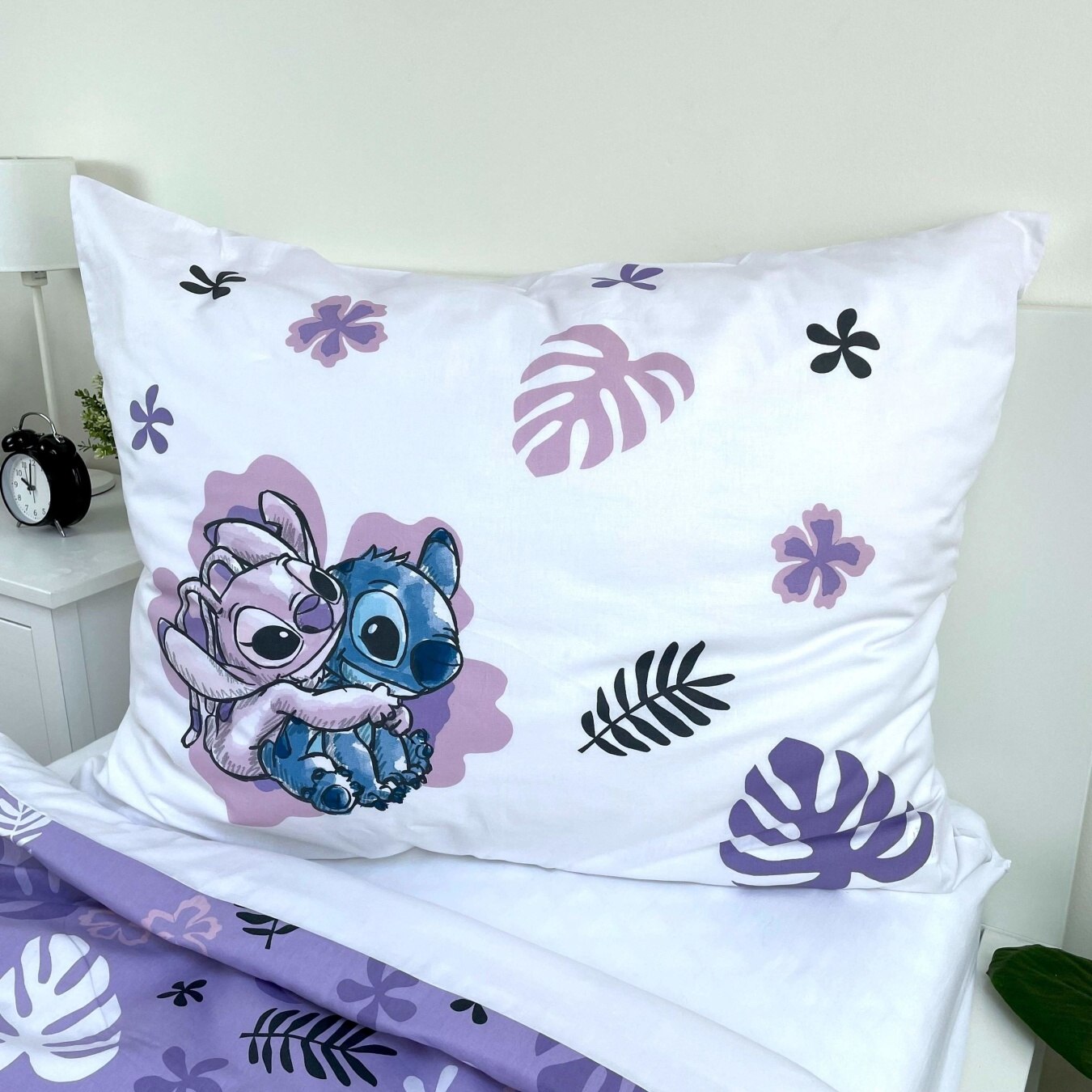 Povlečení Lilo a Stitch White 140x200, 70x90 cm
