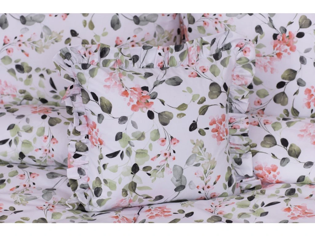 Povlak bavlna prošitý EUKALYPTUS - 40x40 cm