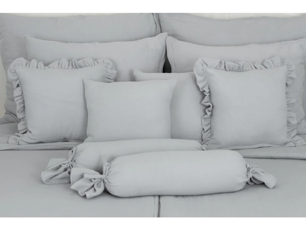 Mušelínový povlak kanýr ŠEDÝ - 40/40