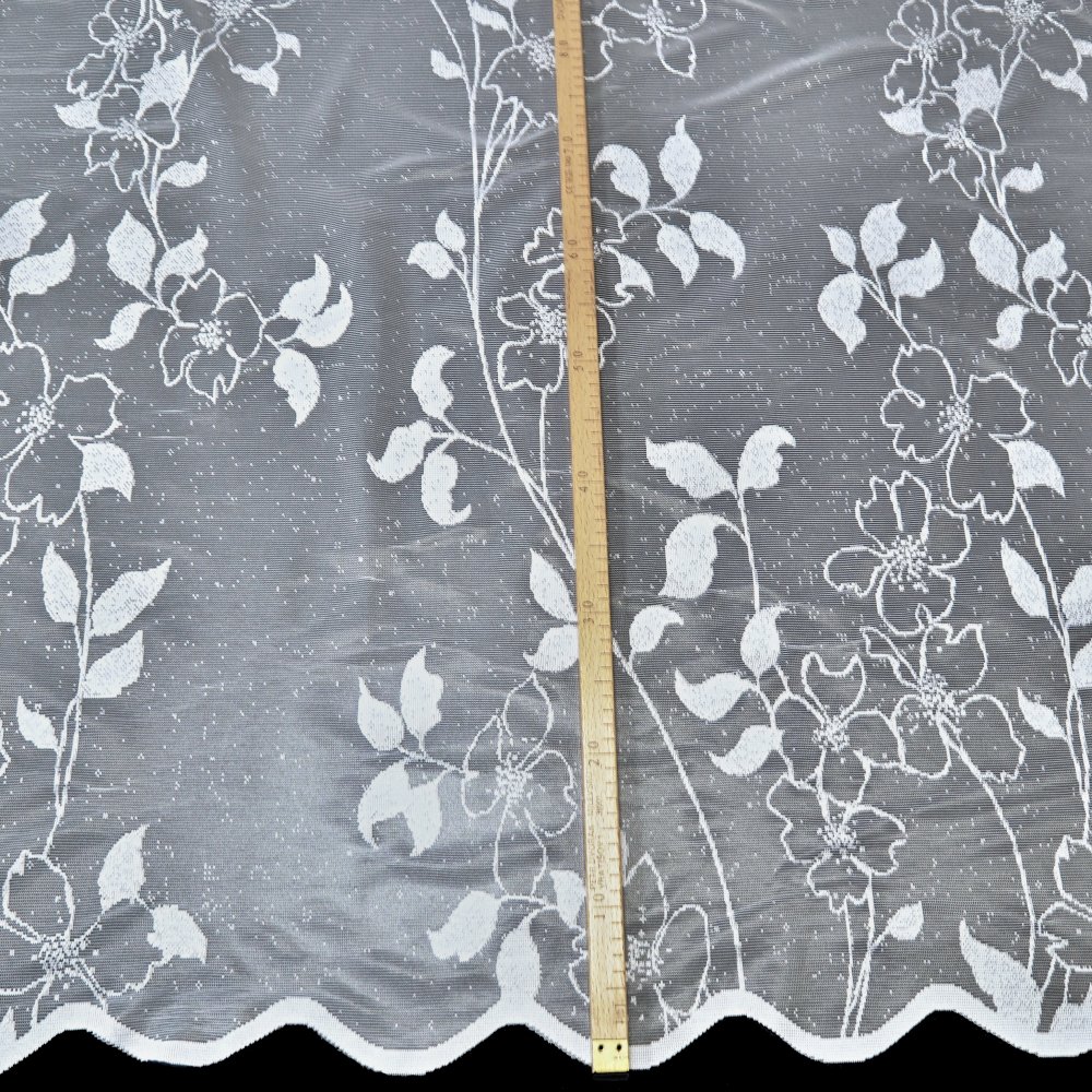 Žakárová kusová záclona ROMANA