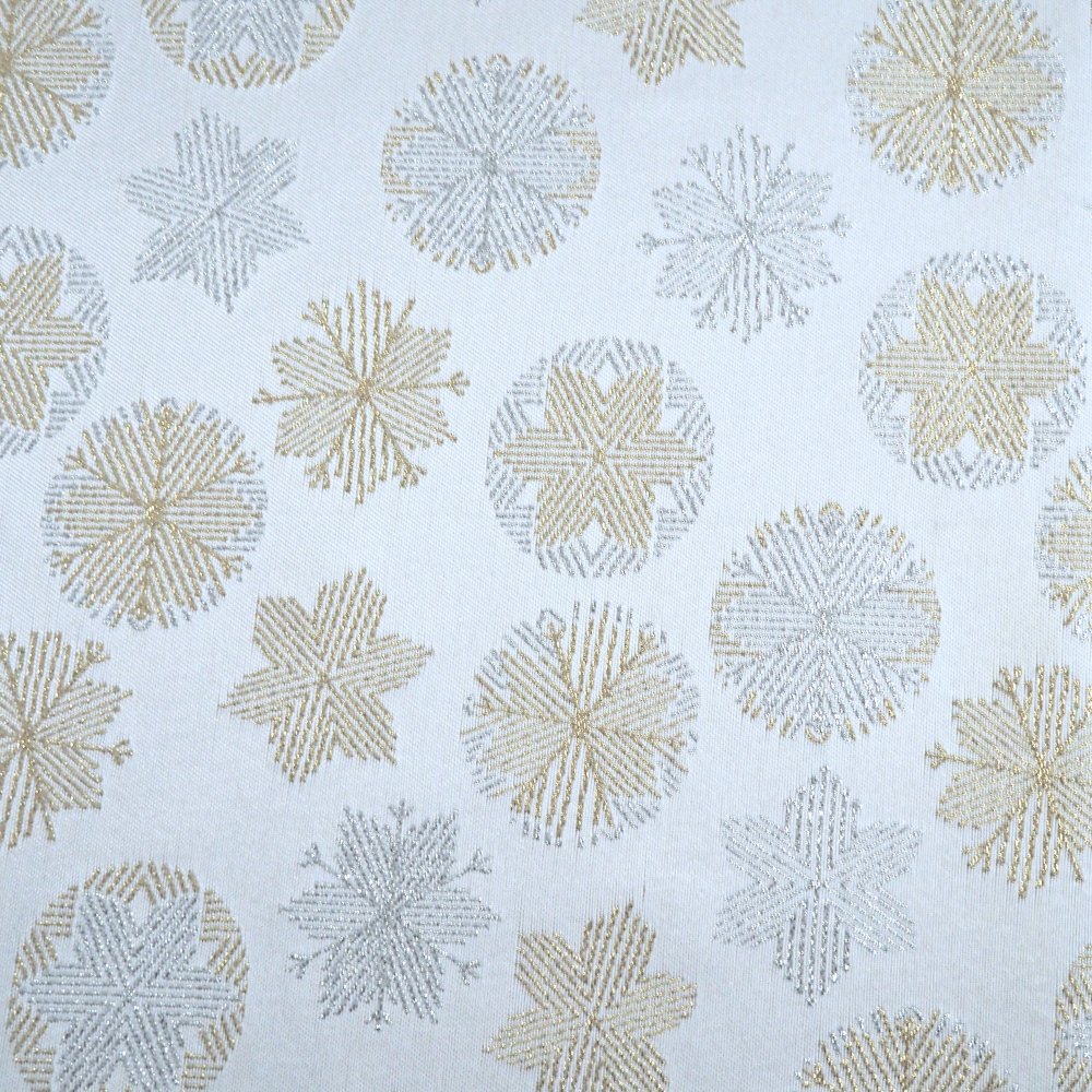 Vánoční teflonový ubrus SNĚHOVÉ VLOČKY 80x80 cm