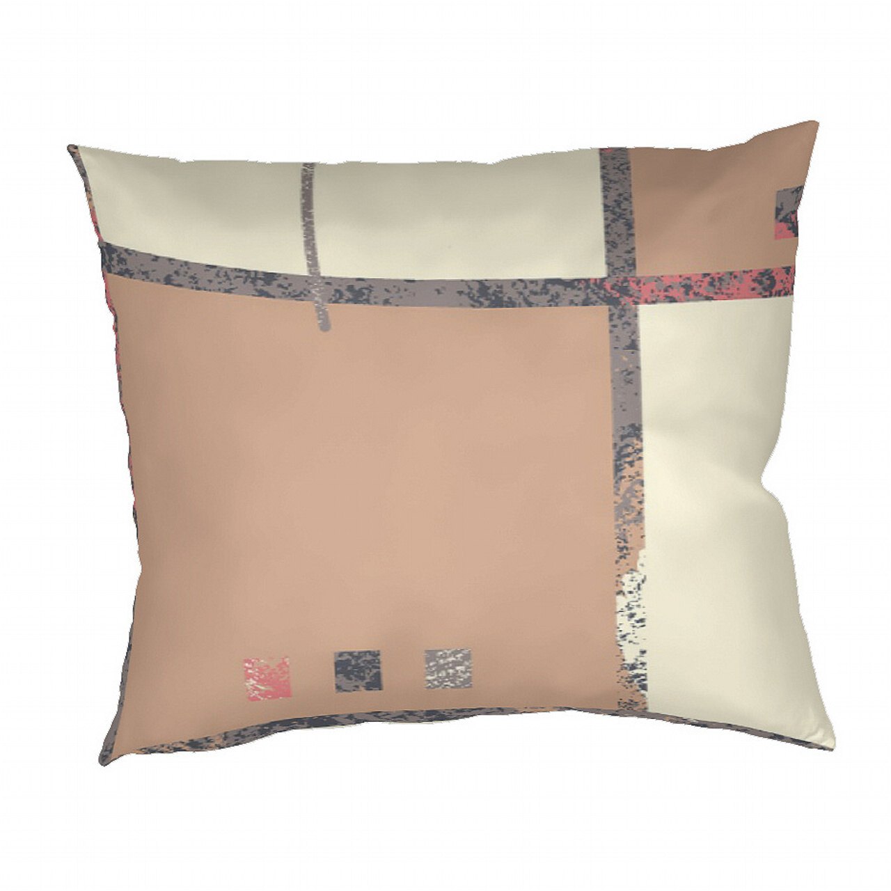 Povlak bavlna TULIPÁN světle hnědý 40x40 cm