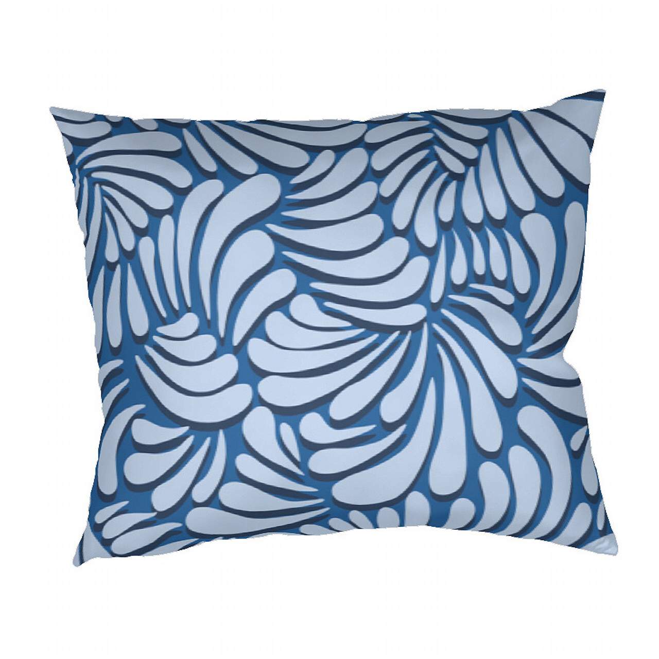 Povlak bavlna ILUZE 2 světle modrá 40x40 cm