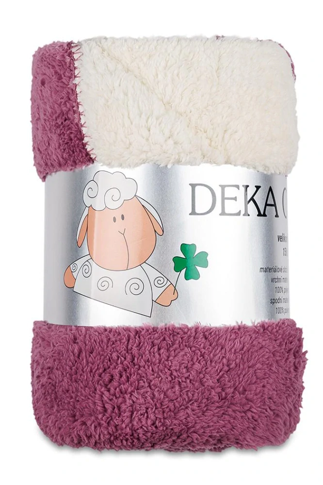 Deka OVEČKA® 150x200 cm - TMAVĚ FIALOVÁ