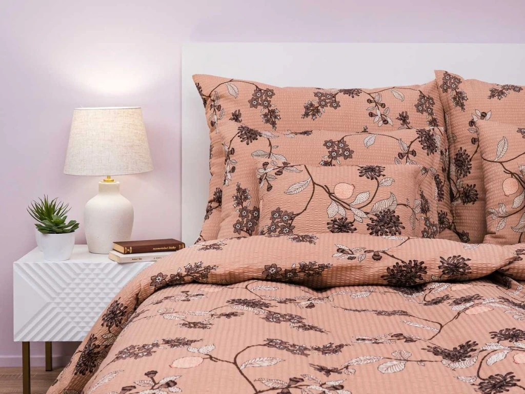 Povlečení krep KLAUDIE světle hnědá