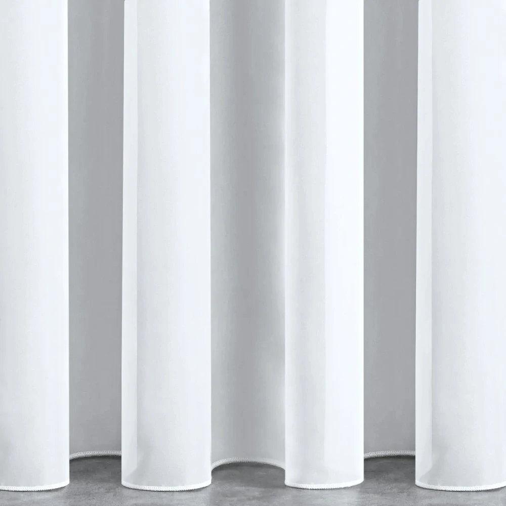 Bílý voál LUX s olůvkem výška 160 cm