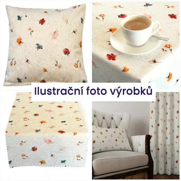 Ubrusy a běhouny LINO Kvítí 25367, 40x120 cm