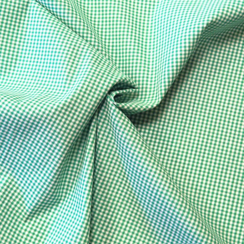 Látka Kanafas zelená - 0,2cm káro