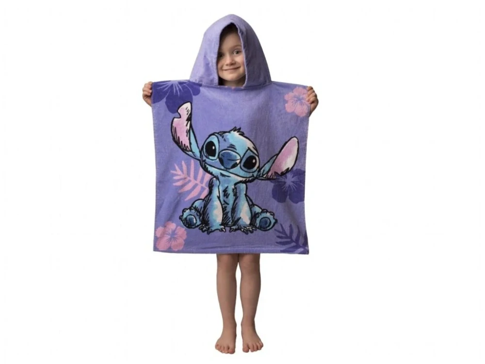 Pončo Lilo a Stitch 50x115 cm