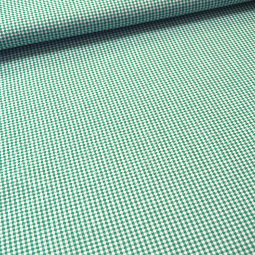 Kanafasový závěsový set – zelený