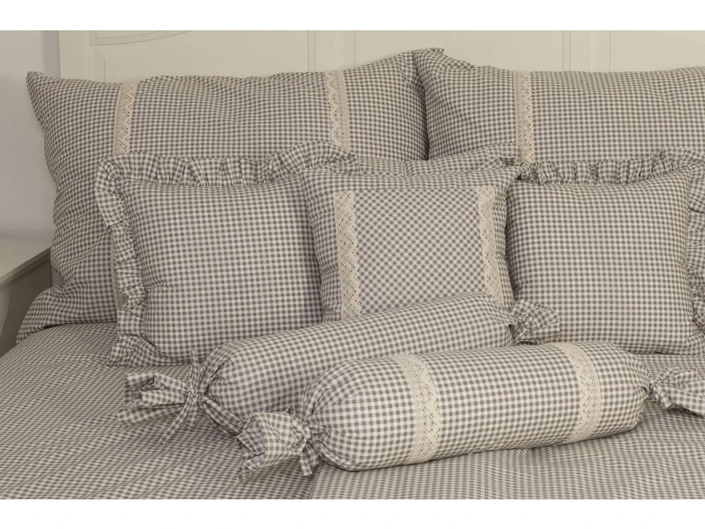 Bavlněné povlečení PEPITO KOSTIČKA s krajkou