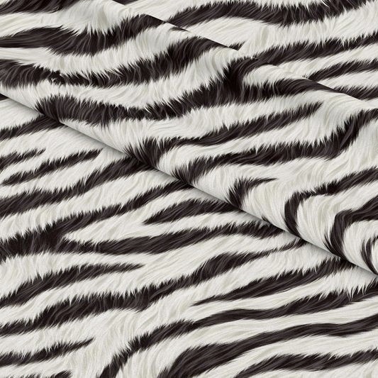 Dekorační látka SOFT 25384-101 ZEBRA