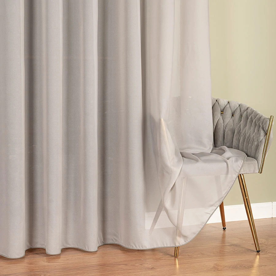 Záclona voál Shadow s olůvkem - výška 320cm