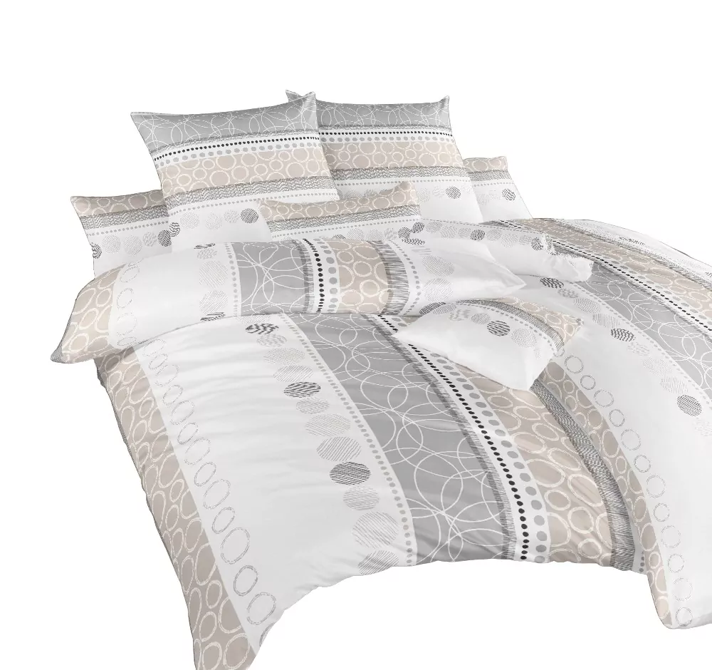 Povlečení bavlna Ateliér béžový - 140/200 + 70/90