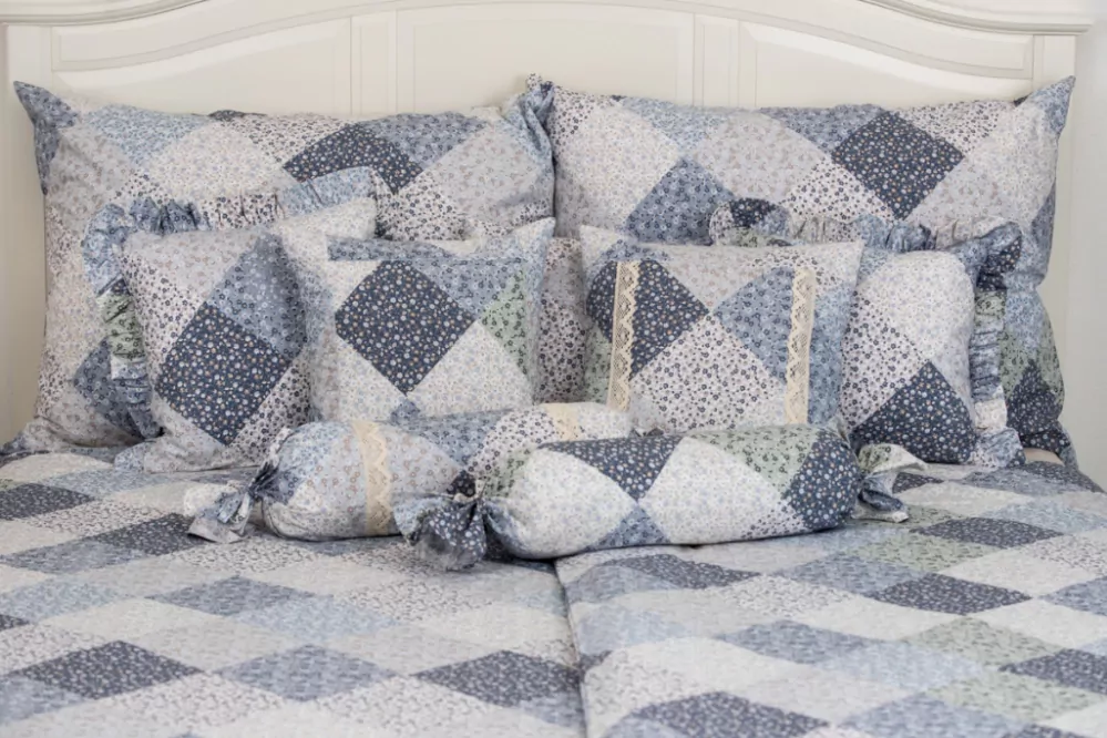 Bavlněné povlečení POMNĚNKOVÝ PATCHWORK - 140/200 + 70/90