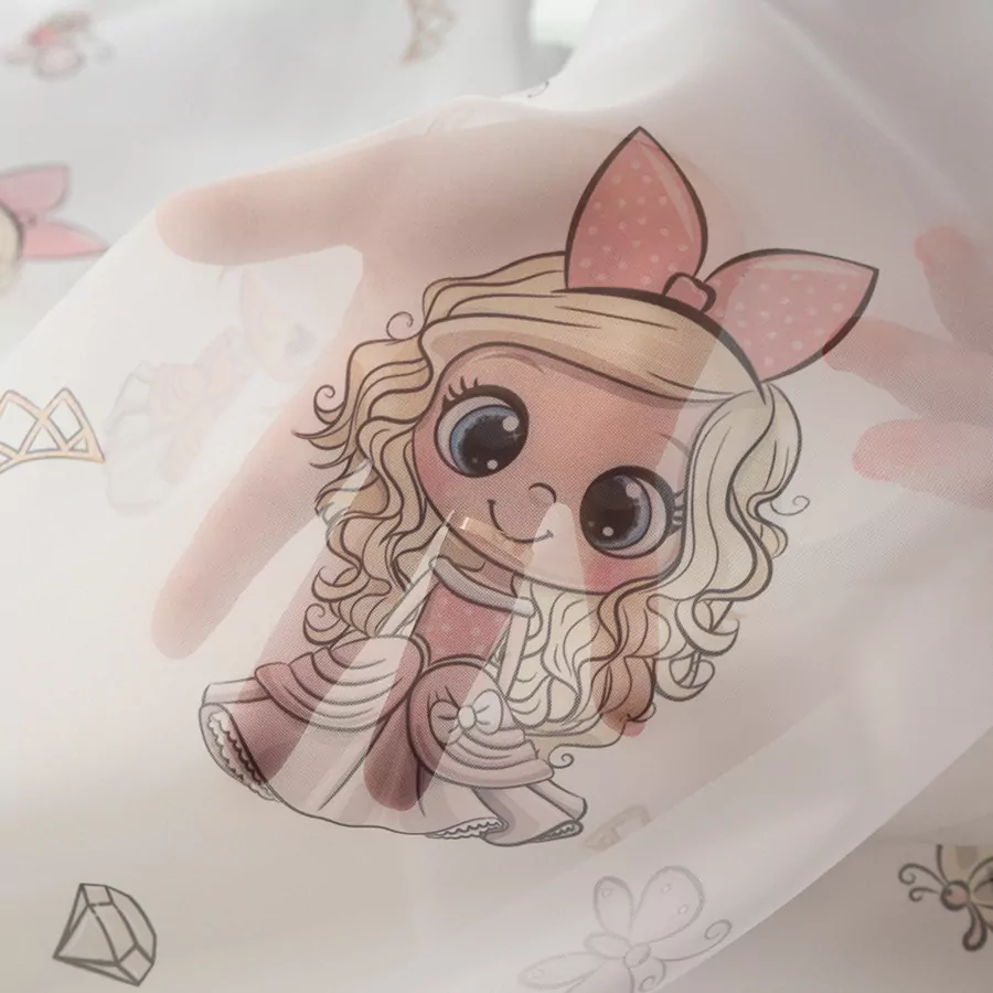 Dětský voál Princezničky - výška 157cm