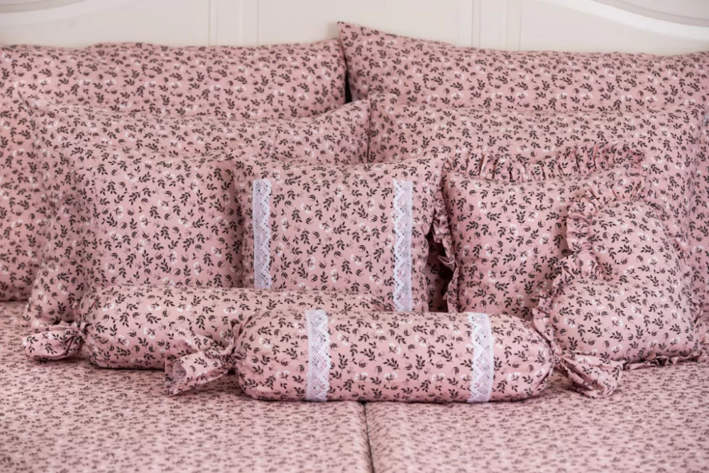 Bavlněné povlečení HERBARIUM starorůžové - 140/200 + 70/90