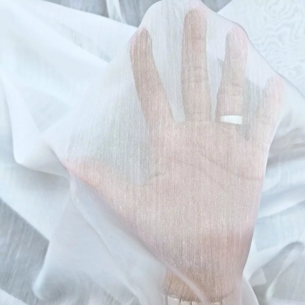 Záclona Enzo s olůvkem nehořlavá - výška  300cm