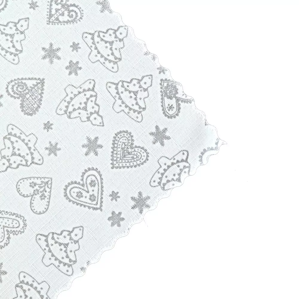 Vánoční ubrusy Perníky - bílé