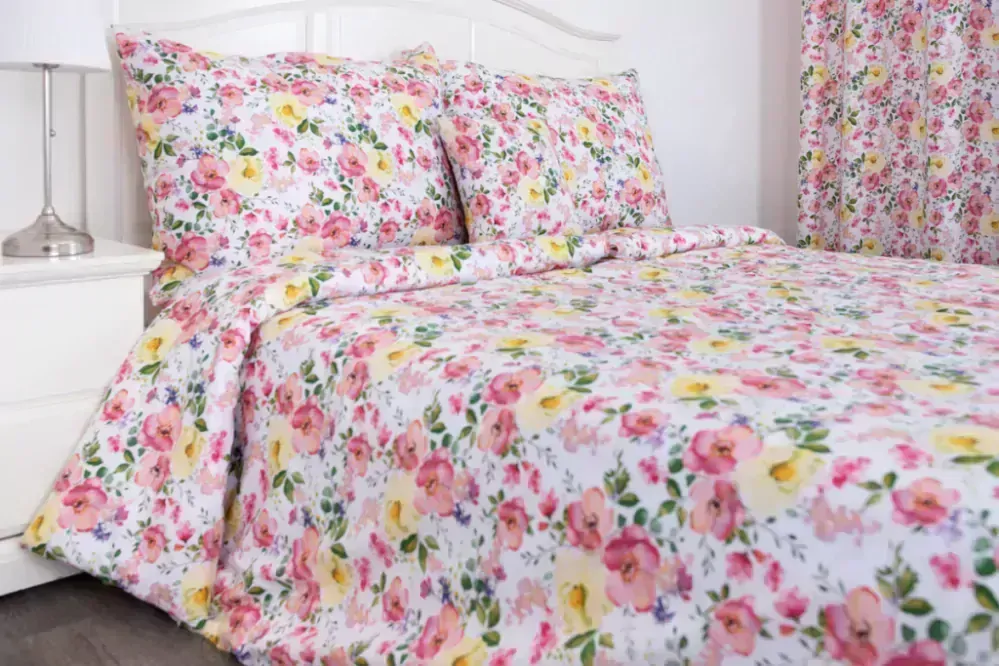 Bavlněné povlečení ČAJOVÁ RŮŽE - 140/200 + 70/90