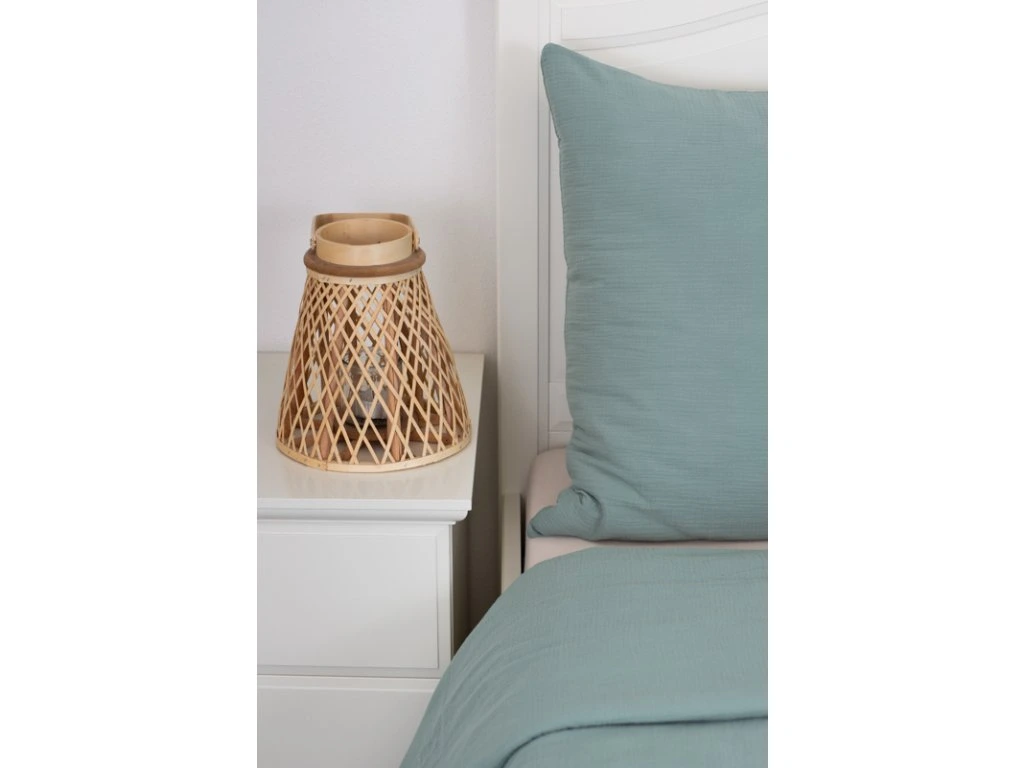 Mušelínové povlečení ŠALVĚJOVĚ ZELENÉ - 140x200 + 70x90