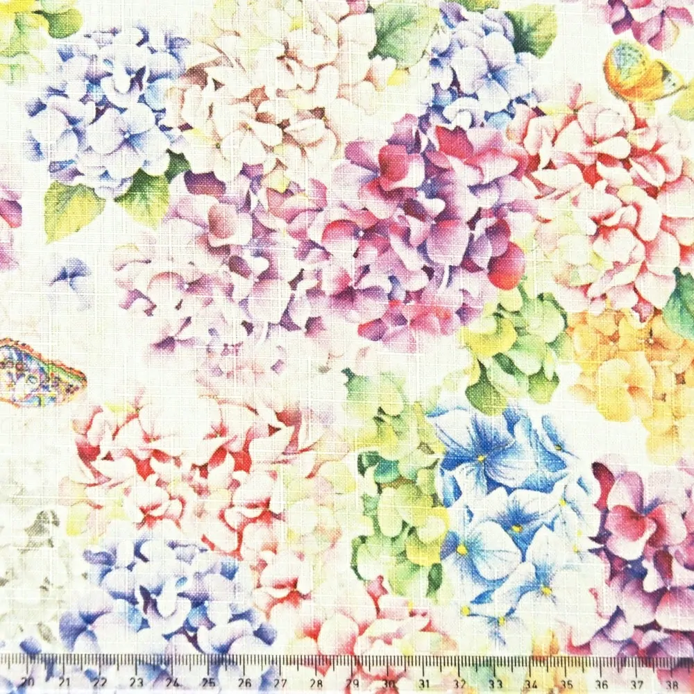 Teflonový ubrus tisk Hortenzie