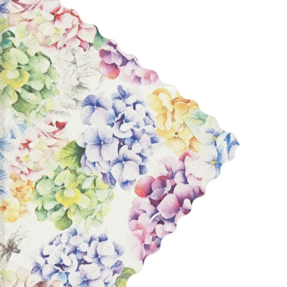 Ubrusová šála teflon v metráži - Hortenzie