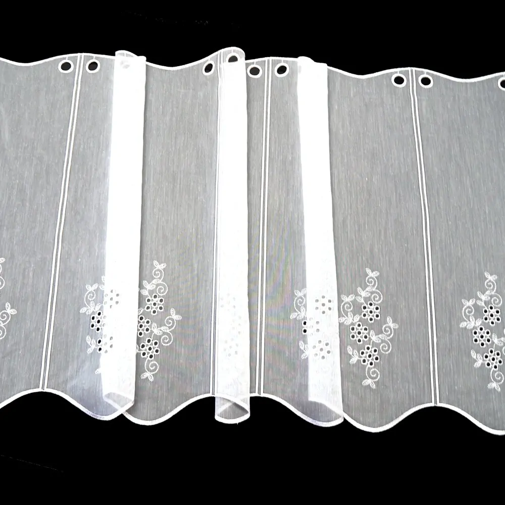 Vitrážová záclona metráž Samanta - výška 70cm