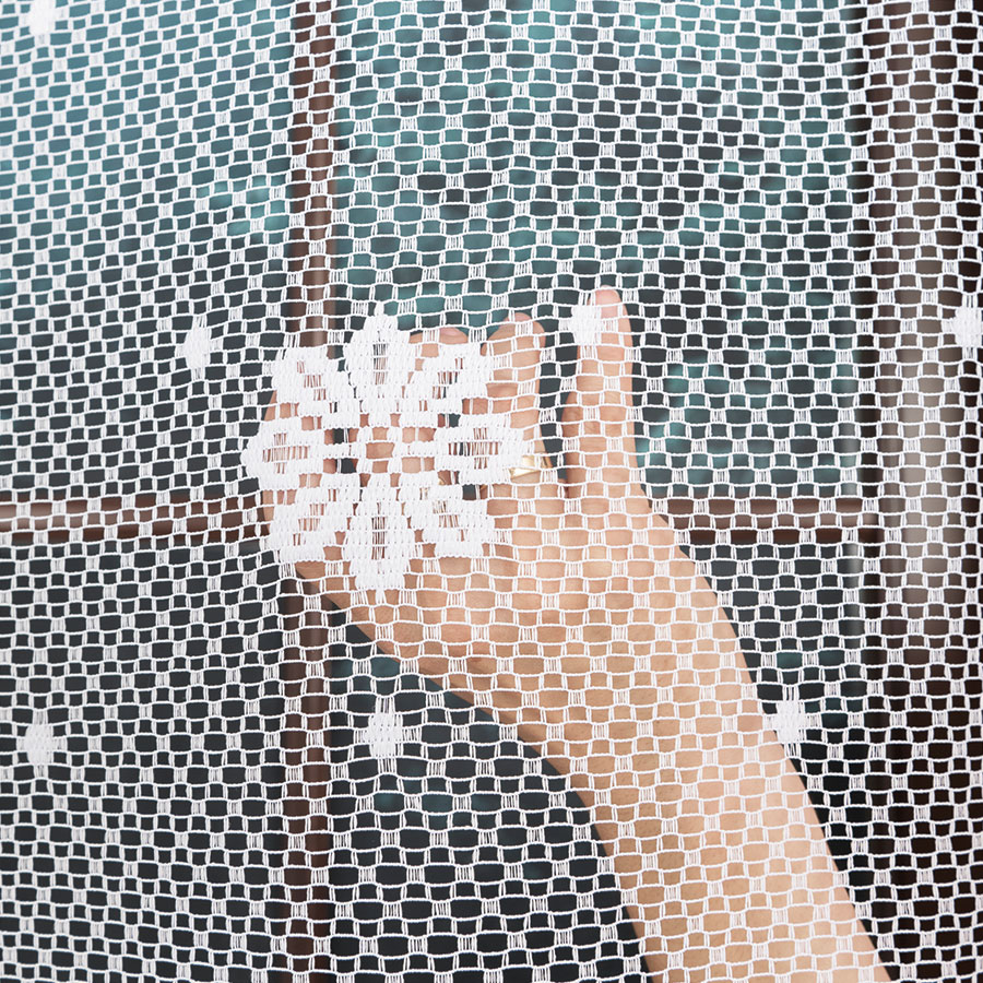 Žakárová záclona metráž Nola - výška 155cm