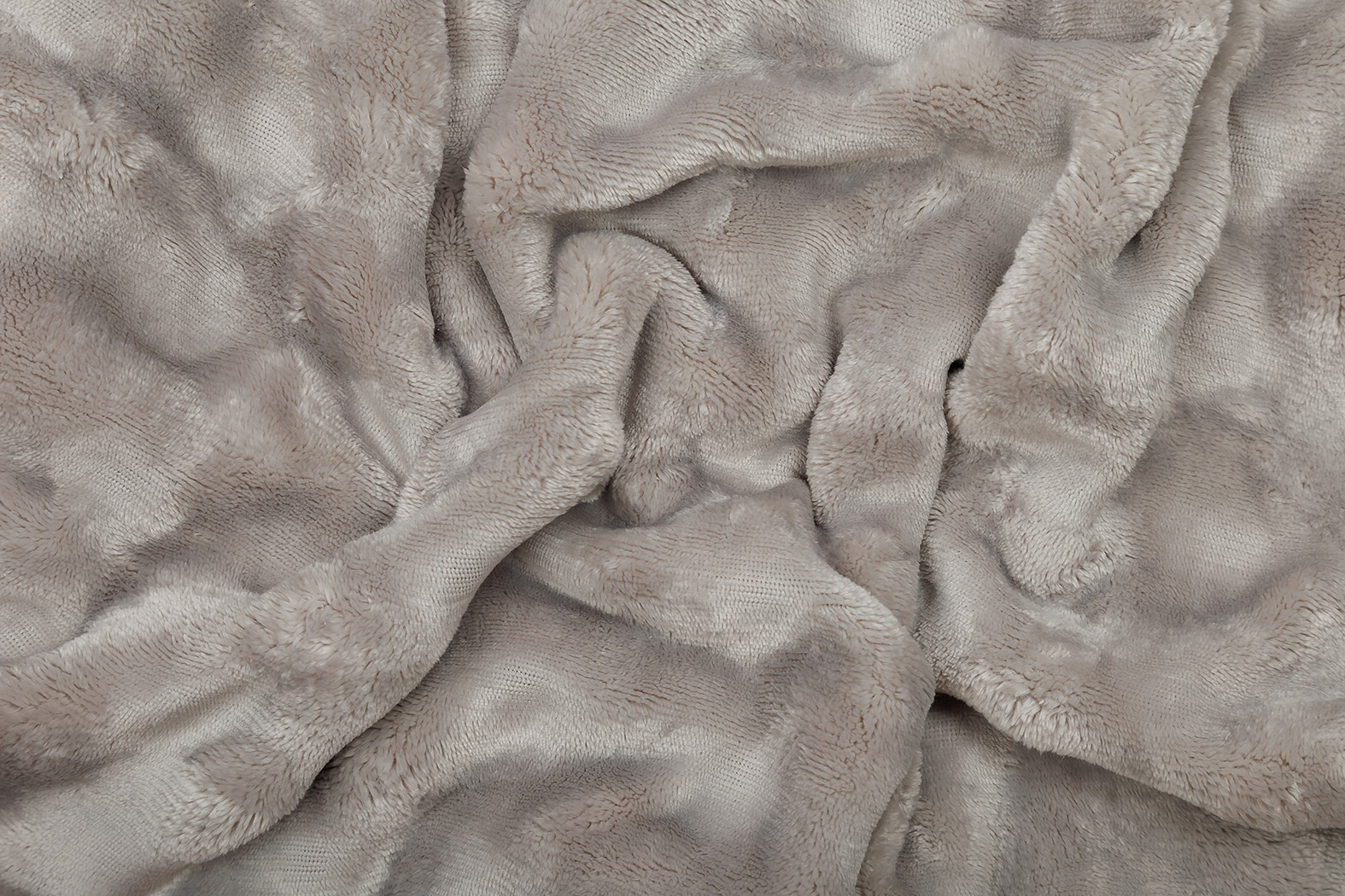 Deka mikroflanel Stella OBLÁČKY - světle šedá