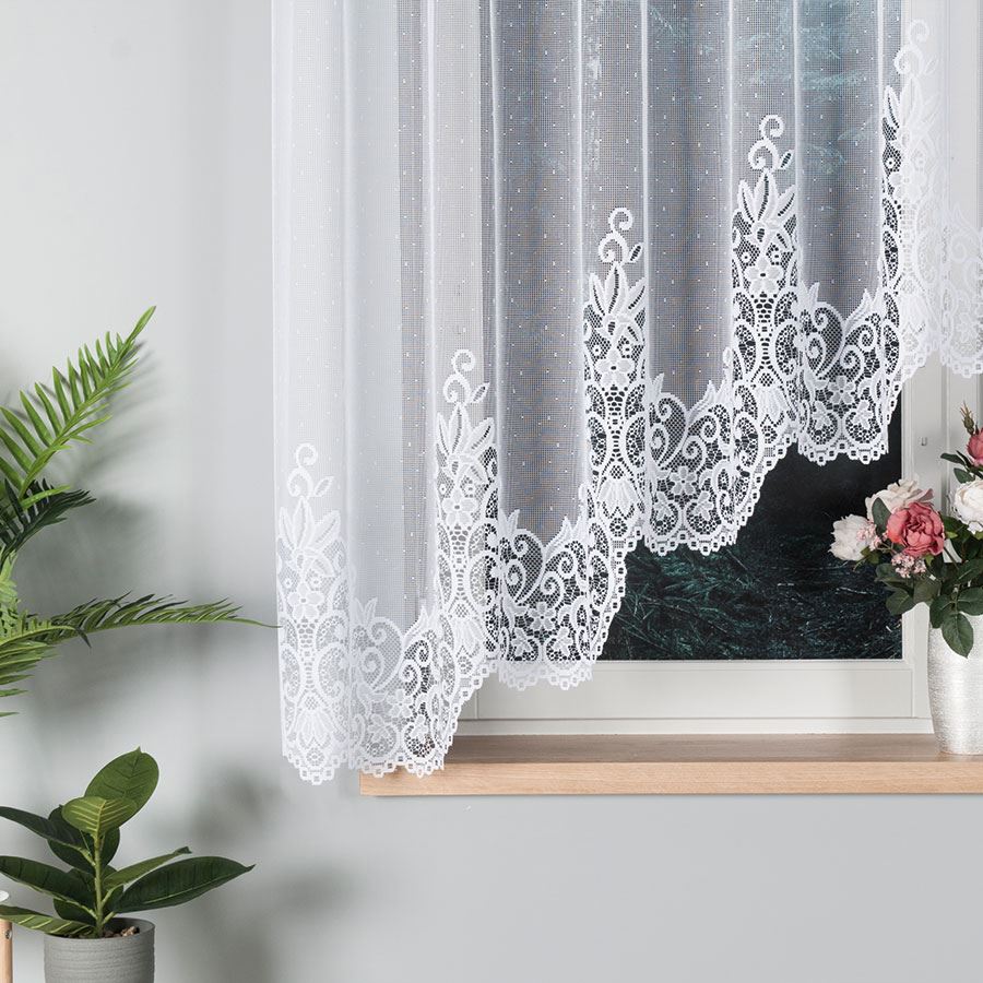 Kusová žakárová záclona Olívie