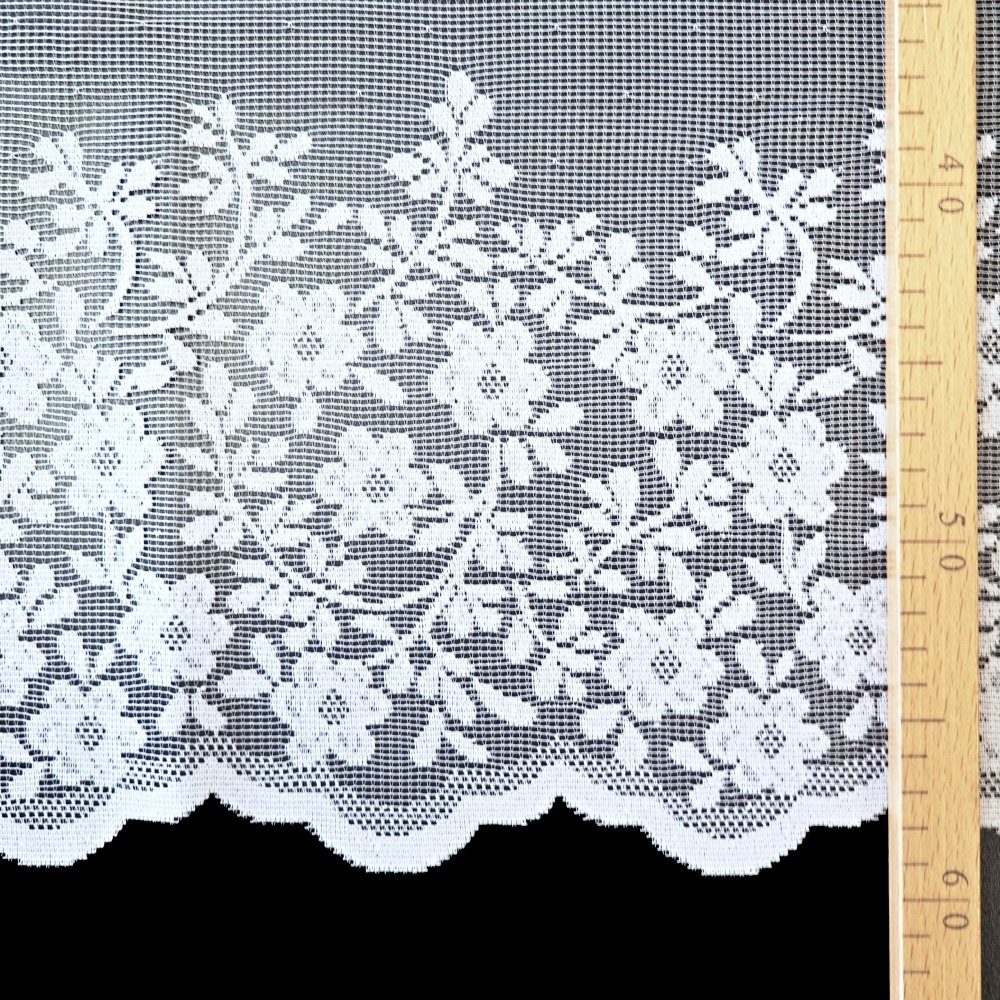 Vitrážová záclona metráž Adleta 2 - výška 40cm