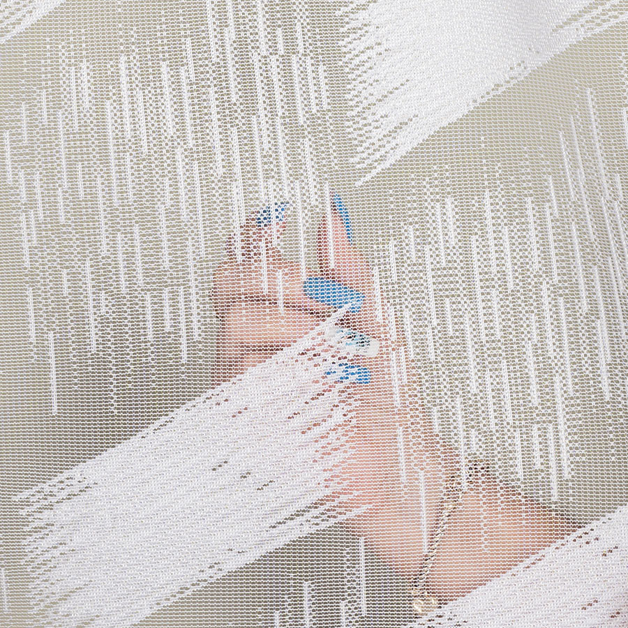 Kusová žakárová záclona GEOZA