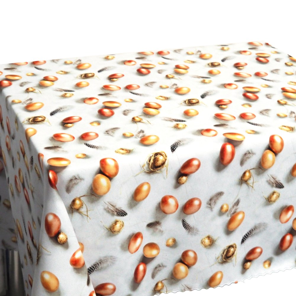 Velikonoční ubrusy a běhouny SOFT - Vajíčka zlatá